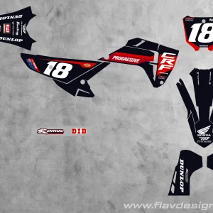Kit déco Honda 250/450 CRF HRC 2026 Black